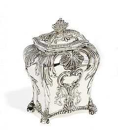 London - George V Tea Caddy mit Reliefdekor, 59470-9, Van Ham Kunstauktionen