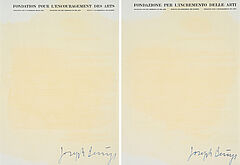 Joseph Beuys - Aus Fettbriefe, 10000-13, Van Ham Kunstauktionen