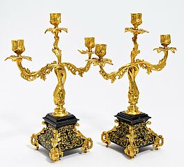 Paar Girandolen Napoleon III, 65054-6, Van Ham Kunstauktionen