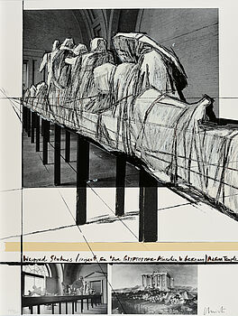 Christo Christo Javatscheff - Wrapped Statues Project for Die Glyptothek Muenchen, 70001-92, Van Ham Kunstauktionen