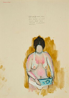 Birgit Brenner - Oft weiss man dass die Sache nicht lohnt aber man macht trotzdem weiter, 77669-18, Van Ham Kunstauktionen