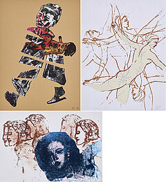 Nancy Spero - Frieze  Vietnamese  Dancers, 70409-16, Van Ham Kunstauktionen