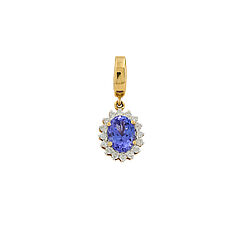 Tanzanite-Diamond-Pendant, 82129-24, Van Ham Kunstauktionen