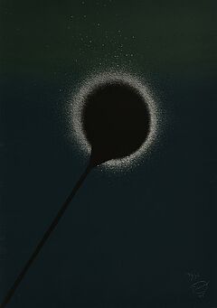 Otto Piene - Apparition Black, 62905-6, Van Ham Kunstauktionen