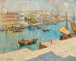Konstantin Gorbatov - Bilck auf den Canal Grande in Venedig, 76939-1, Van Ham Kunstauktionen