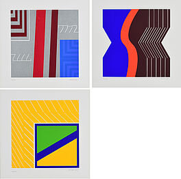 Otto Herbert Hajek - Mappe mit 3 Serigrafien, 67222-15, Van Ham Kunstauktionen