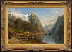 Norwegische Fjordlandschaft, 81500-6, Van Ham Kunstauktionen