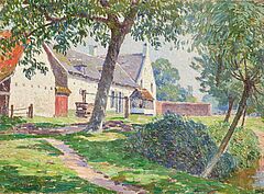 Rodolphe Wytsman - Landschaft mit Bauernhof, 75042-1, Van Ham Kunstauktionen