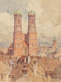 Edward Harrison Compton - 14 Aquarelle mit Stadtansichten, 76858-24, Van Ham Kunstauktionen