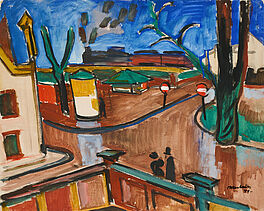 Ernst Mollenhauer - Bahnhof in Beusheim, 80374-380, Van Ham Kunstauktionen