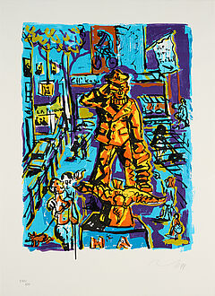 Joerg Immendorff - Hans Albers, 81629-6, Van Ham Kunstauktionen