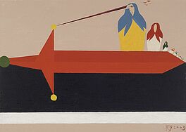 Pavel Pepperstein - Ohne Titel Red Sword and Russian Doll Aus der Serie Either - Or, 56800-1494, Van Ham Kunstauktionen