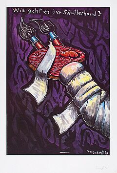 Joerg Immendorff - Wie geht es der Kuenstlerhand, 60857-14, Van Ham Kunstauktionen