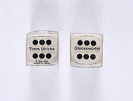 Timm Ulrichs - 2 Glueckswuerfel De de la Fortune Dice of Fortune, 68003-564, Van Ham Kunstauktionen