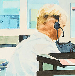 Tom Fabritius - Im Buero, 77130-7, Van Ham Kunstauktionen