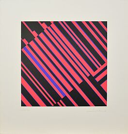 Guenter Fruhtrunk - Violette Interferenzen im Rot, 61394-46, Van Ham Kunstauktionen