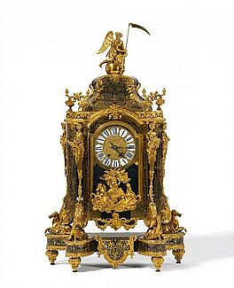 Grosse Prunk-Pendule Style Louis XIV, 54971-74, Van Ham Kunstauktionen