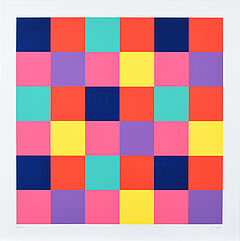 Richard Paul Lohse - Kontrastierende Farbgruppen, 70001-345, Van Ham Kunstauktionen