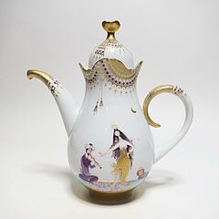 Meissen - Mokkaservice 1001 Nacht fuer sechs Personen, 66720-1, Van Ham Kunstauktionen