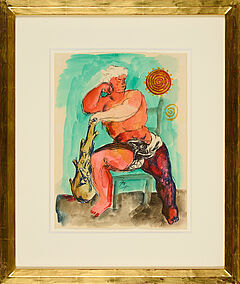 Sandro Chia - Ohne Titel sitzender Herkules, 82000-122, Van Ham Kunstauktionen