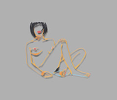 Tom Wesselmann - Steel DrawingSitting Nude Edition, 69265-2, Van Ham Kunstauktionen