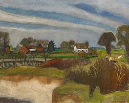 Otto Modersohn - Worpsweder Landschaft, 58725-1, Van Ham Kunstauktionen