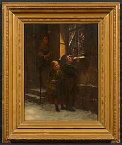 Duesseldorfer Schule - Weihnachtsabend, 73137-3, Van Ham Kunstauktionen