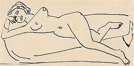 Ernst Ludwig Kirchner - Liegender Frauenakt, 77260-9, Van Ham Kunstauktionen