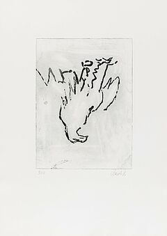 Georg Baselitz - Adler Baeume Frau in Fenster, 69500-13, Van Ham Kunstauktionen