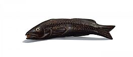 Grosses Netsuke eines Fisches, 65350-51, Van Ham Kunstauktionen