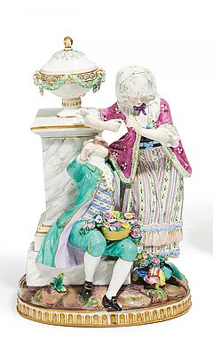 Meissen - Gruppe Die Liebespruefung, 58051-58, Van Ham Kunstauktionen