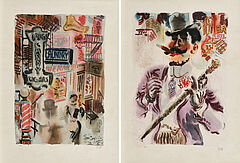 George Grosz - Konvolut von 2 Fotolithografien, 70001-205, Van Ham Kunstauktionen