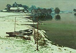 Max Clarenbach - Winter in den Auen bei Wittlaer, 77692-1, Van Ham Kunstauktionen