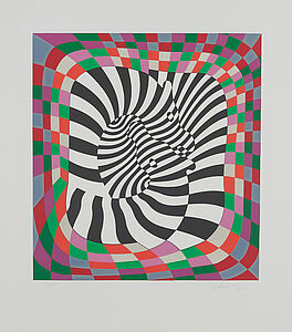 Victor Vasarely - Zebra, 65495-4, Van Ham Kunstauktionen