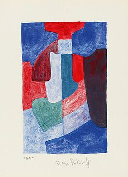 Serge Poliakoff - Composition bleue verte et rouge, 56626-1, Van Ham Kunstauktionen