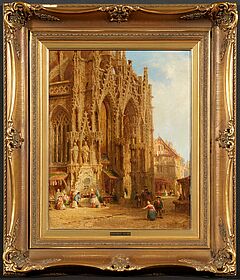 David Roberts - Das Portal der Kathedrale von Abbeville, 81500-7, Van Ham Kunstauktionen