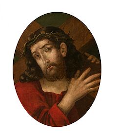 Italienische Schule - Kreuztragender Christus, 76016-1, Van Ham Kunstauktionen