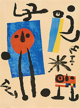 Joan Miro - Famille doiseleurs Vogelfaengerfamilie, 80374-370, Van Ham Kunstauktionen