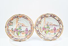 Koppchen und zwei Teller Famille rose, 75318-31, Van Ham Kunstauktionen