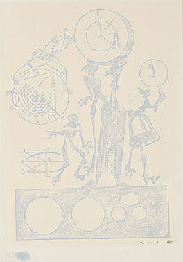 Max Ernst - Aus Lewis Carrolls Wunderhorn, 73350-80, Van Ham Kunstauktionen