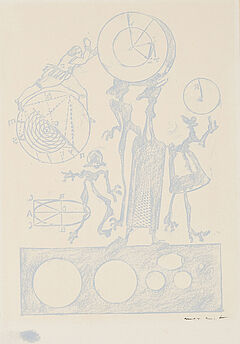 Max Ernst - Aus Lewis Carrolls Wunderhorn, 73350-80, Van Ham Kunstauktionen