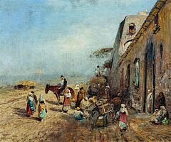 Albert Flamm - Fischersleute an der Kueste, 77885-4, Van Ham Kunstauktionen