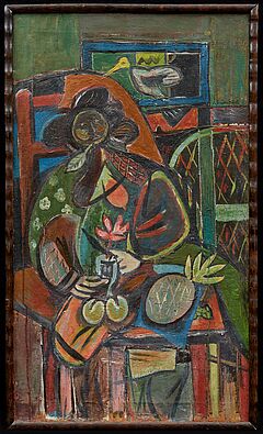 Jakub Bauernfreund - Frau am Tisch, 81203-1, Van Ham Kunstauktionen