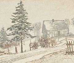 Max Clarenbach - "Wintermorgen", 80609-2, Van Ham Kunstauktionen