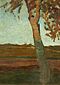 Paula Modersohn-Becker - Birke vor Herbstlandschaft, 80824-15, Van Ham Kunstauktionen