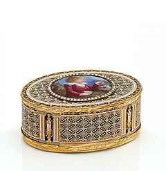 Bedeutende Doppel-Tabatiere mit Emailbild, 49098-1, Van Ham Kunstauktionen