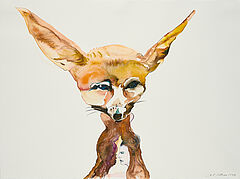 Cornelia Schleime - Aus Camouflage, 77669-101, Van Ham Kunstauktionen