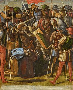 Luca Signorelli - Der Heilige Nikolaus von Bari rettet drei Ritter vor der Hinrichtung, 68037-1, Van Ham Kunstauktionen
