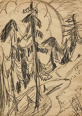 Ernst Ludwig Kirchner - Tannen im Gebirge, 82086-1, Van Ham Kunstauktionen