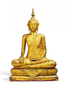 Grosser Buddha Maravijaya, 79955-60, Van Ham Kunstauktionen